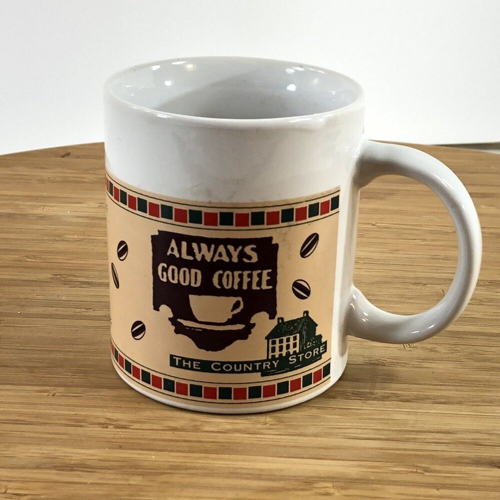 Always Good Coffee The Country Store Cup 12 Oz Ceramic Mug by Sherwood 2006
